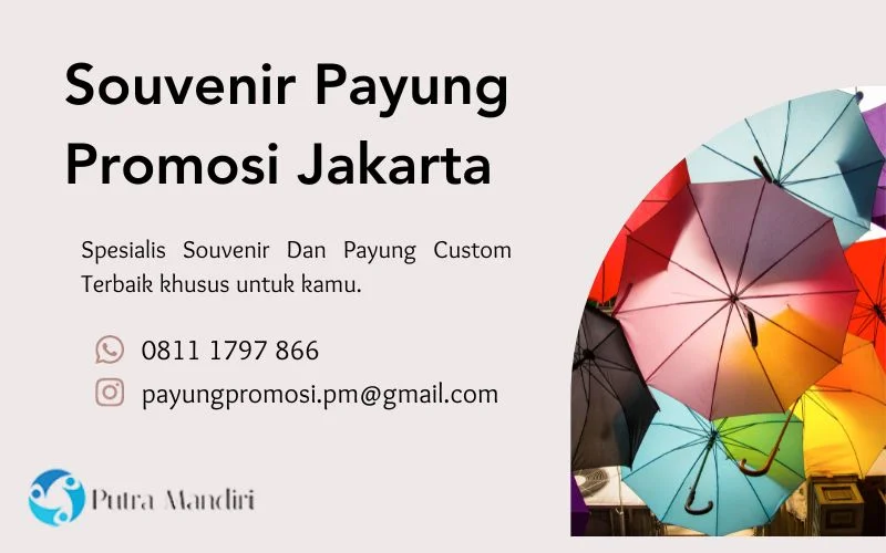 Souvenir Payung Promosi Jakarta